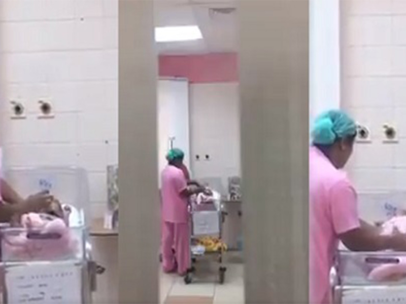 بالفيديو: مستشفى في جازان تفصل ممرضة عنفت رضيعًا
